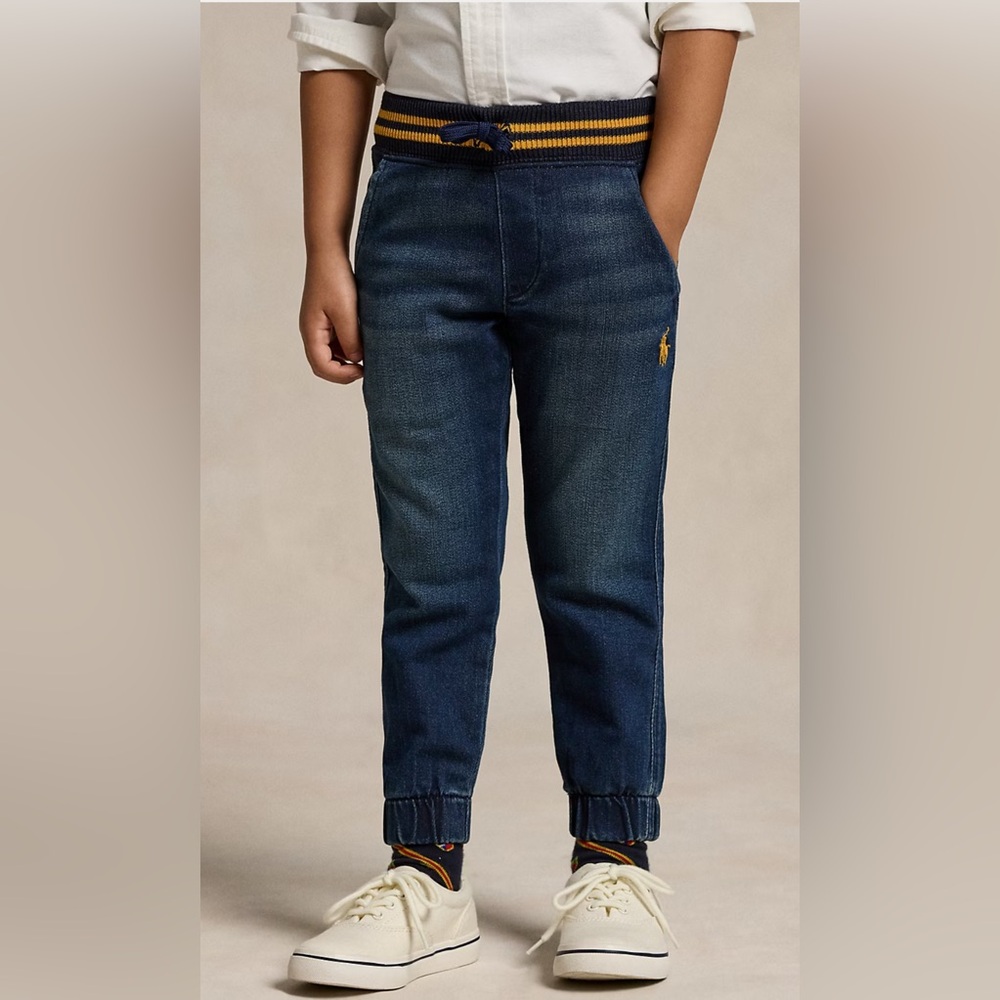 Polo Ralph Lauren Stretch Denim Jogger Pant - Size 3T